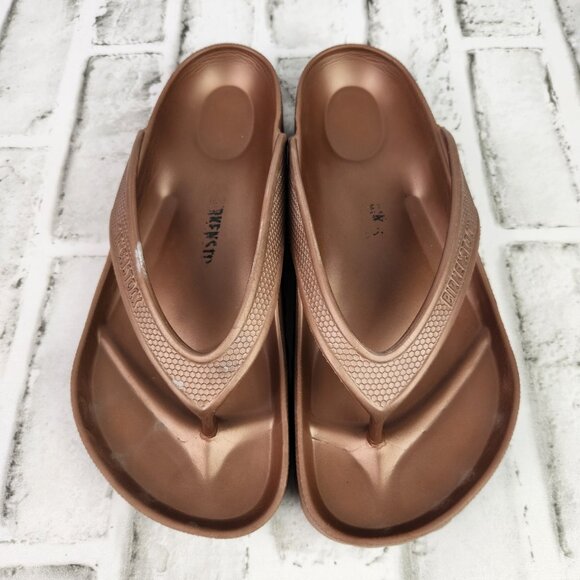 Birkenstock Honolulu Essentials EVA Women's Size US 7 EU 38 Copper Slides Sandal - Picture 9 of 10